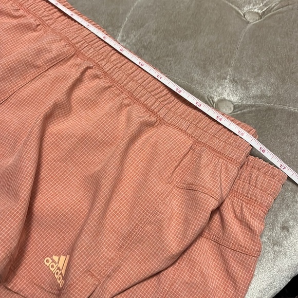Adidas pacer shorts in light orange color, new - Picture 7 of 9